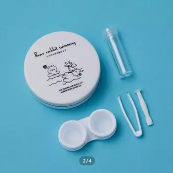 Футляр для линз Bear Rabbit Swimming Rabbit