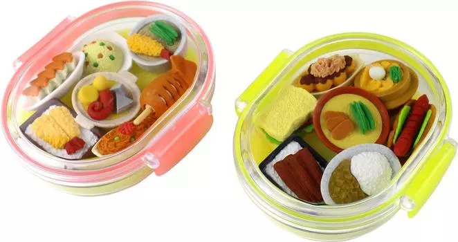 Футляр для маленьких ластиков Iwako Canteen, 6 предметов SCERPUC002