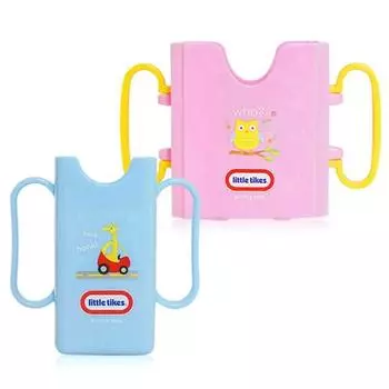 Футляр для молока Little Tikes «Розовая сова» + мини-держатель для упаковки «Синий жираф», разные цвета, 1 комплект