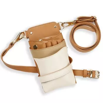 Футляр для ножниц DEEDS, производитель Siena Brown MIX Brown, футляр для ножниц, парикмахерский триммер № 323 4-6 золотой