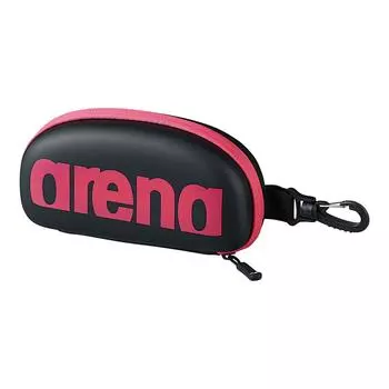Футляр для очков для плавания arena черный x розовый Свободный размер с карабином ARN-6442