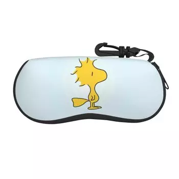 Футляр для очков Футляр для очков Woodstock Snoopy Cool Anime Солнцезащитные очки Футляр для очков унисекс на молнии Стильный ультралегкий портативный многофункциональный накопитель