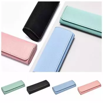 Футляр для очков из искусственной кожи с защитой от падения, защитный чехол для очков для чтения унисекс