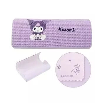 Футляр для очков Marimo Craft Sanrio Poko Poko Patch Kuromi Ш160 x В40 x Г60 мм Ш145 x В145 мм [Корпус] Прибл.. [Аксессуары Ткань] Прибл.. СРТЗ-202
