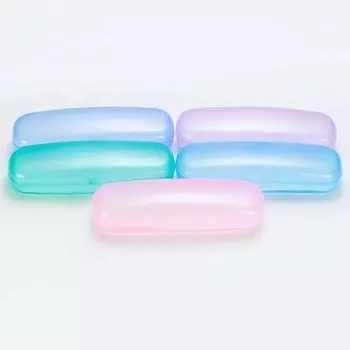 Футляр для очков, прозрачный ПВХ, женский и мужской пластиковый чехол для солнцезащитных очков, коробка для очков, новый футляр для очков, футляр для очков для чтения