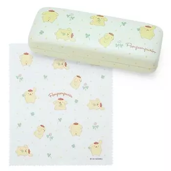 Футляр для очков Sanrio Sanrio POMPOMPURIN x 16 x New Life Персональные аксессуары Персонаж 330388 SANRIO (САНРИО) 3,5 5,8 см