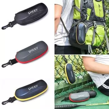 Футляр для очков Спортивная коробка для хранения солнцезащитных очков против давления Сумка на молнии Защитная коробка Чехол для очков