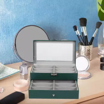 Футляр для очков Стекло для очков, Органайзер для дисплея очков, Хранение очков, Хранение солнцезащитных очков чёрный