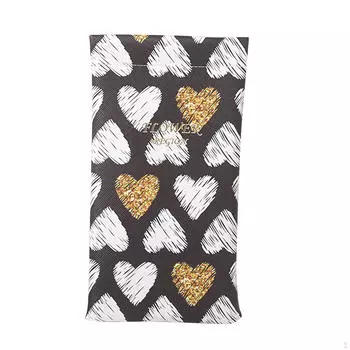 Футляр для очков Сумка для хранения очков Дорожная сумка для очков с защелкой Удобная переноска Мода Heart