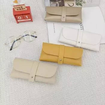 Футляр для очков, женская кожаная мягкая сумка для очков, модная портативная коробка для солнцезащитных очков, сумка, аксессуары, футляр для очков, коробка для солнцезащитных очков белый