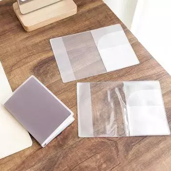 Футляр для паспорта Футляр для паспорта Прозрачный толстый футляр для паспорта Дорожный футляр для паспорта Чехол для документов 18.5*13.1cm прозрачный