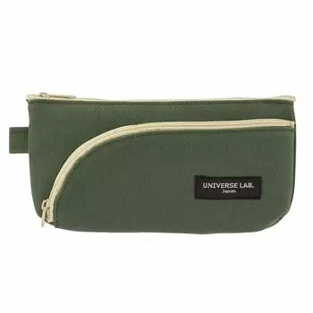 Футляр для ручки Tokyo Thumbtack Canvas Stream Shape Khaki NN-203 хаки