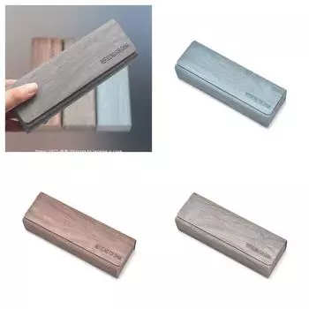 Футляр для солнцезащитных очков из кожи с защитой от царапин, однотонный кожаный чехол для очков в стиле ретро для женщин/мужчин серый