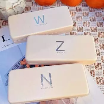 Футляр для солнцезащитных очков из ПВХ, сумка для очков, держатель для очков, элегантная дорожная коробка для очков для близорукости style J