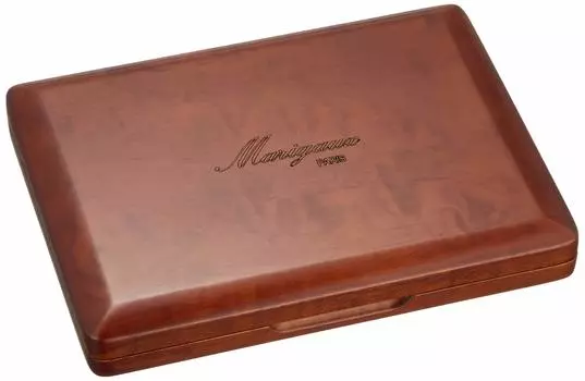 Футляр для тростей Marigaux из дерева на 12 штук Коричневый гобой, цветной коричневый