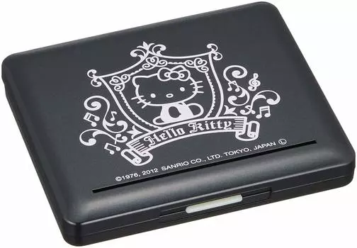 Футляр для тростей Nonaka Sanrio Characters Hello Kitty пластиковый для альт-саксофона, вмещает 10 тростей, цвет: черный