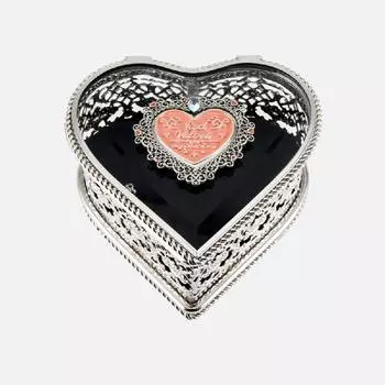 Футляр для украшений из красного бархата со старинными кристаллами SM TOWN Red Velvet