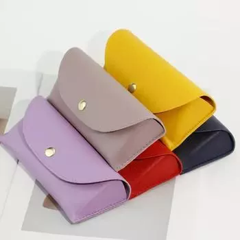 Футляры для очков из искусственной кожи, сумка для женщин и мужчин, однотонная шкатулка для солнцезащитных очков, дорожная коробка для хранения, аксессуары для очков чёрный