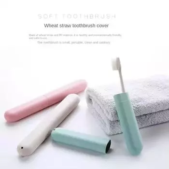 Футляры для зубных щеток Аксессуары для ванной комнаты Пылесборники для путешествий Портативные ванные комнаты Кемпинговые принадлежности Держатели Товары для дома и сада белый