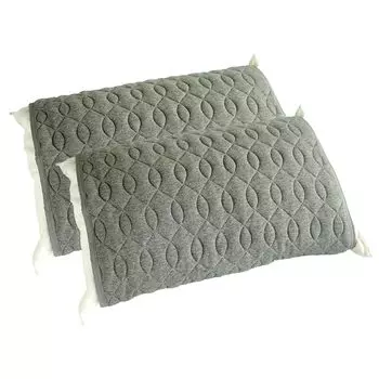 Futonya HURON обработанный набор подушек из наноуглеродного клея автономный звуковой сон 2, серый, волокна, нервы, релаксация, сон, серый