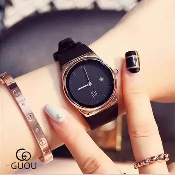 Future Time GUOU женские деловые повседневные модные часы GUOU8160, корейские популярные часы