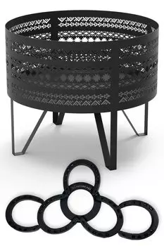 FUTUREFOX костер с узором навахо костер костер отдельный подставка и сумка для хранения в комплекте подставка, подставка, подставка, тип, стильный, костер, костер,