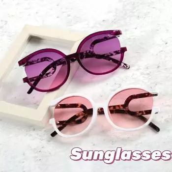 Футуристические круглые солнцезащитные очки с большой оправой, нестандартные персонализированные женские солнцезащитные очки, большие летние солнцезащитные очки UV400