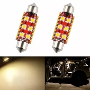 Futwod T10 41 LED Лампа для салона, Цвет лампы, Светодиодная лампа, T10, 41мм, Светодиод, Салон T10 x 41mm