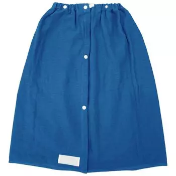 Fuwarilla Lap 60cm for Boys and with Name Cotton Cobalt 1 Towel Towel/Pool Towel, Long, Kids, Girls, Tag, 100% Gauze, Compact, Blue, [Compressed