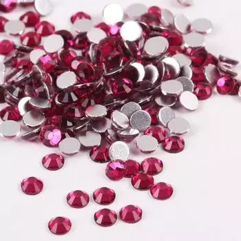 Фуксия Нейл-арт Бриллиант Стекло Кристалл Плоское Дно Бриллиант Сделай Сам Чехол для Мобильного Телефона Красота Ювелирные Изделия Стразы Аксессуары Изысканный Чжэцзян SS6 (2.0-2) 1440pcs/bag фуксия