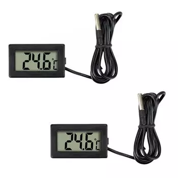 FUYULE LCD цифровой термометр термометр для воды монитор температуры аквариума небольшой аквариумный термометр для аквариума термометр для морозильной камеры для рептилий