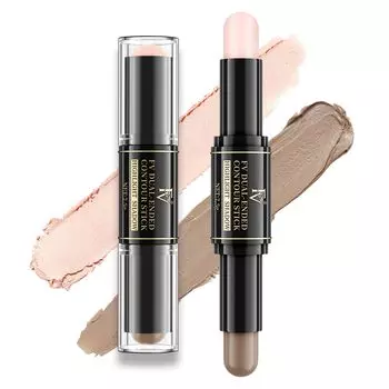 FV Makeup Shading Highlight Natural Face Contouring Waterproof Sweatproof Contour Stick Easy for Beginners Nose Face Shadow 01 Bright Skin Tone