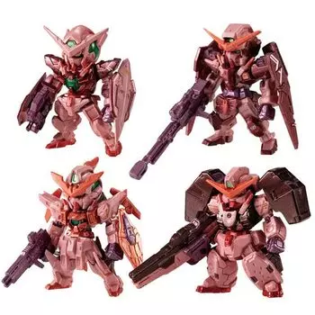 FW CONVERGE CORE [Gundam Exia] [Gundam Dynames] [Gundam Kyrios] [Gundam Virtue] Trans-Am 4-piece set