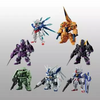 FW Gundam Converge 10th Anniversary #SELECTION 03 Set (Набор из 7 предметов), Корейский популярный бандай