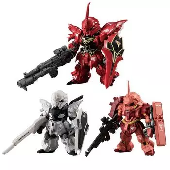FW GUNDAM CONVERGE CORE Return of the Red Comet Stein Doga Frontal exclusive set Sinanju Sinanju (Unicorn Ver.) Gira (Full machine)