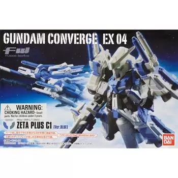 FW GUNDAM CONVERGE EX04 MSZ-006 C1[Bst] Zeta Plus (ver.BLUE) 1 piece (candy toy/gum)