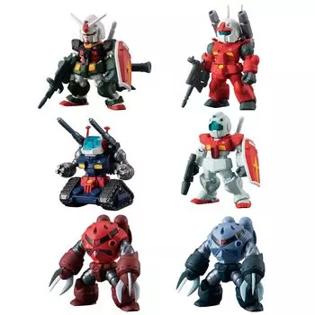 FW GUNDAM CONVERGE OPERATION JABURO All 6 types set [Full complete] (Gundam series) This is not a 10 piece box product.