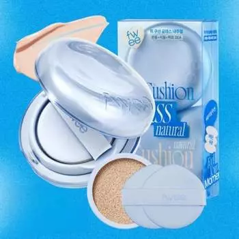 Fwee Cushion Стеклянный натуральный кушон - одинарный / набор со сменным блоком 5 цветов (10 вариантов) 00 Clear