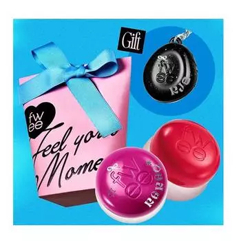 FWEE Lip & Cheek Blurry Pudding Pot с наклейкой + набор из 5 предметов P000DZLE - ND03 Without + MV03 Baddie