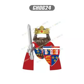 G0180 Средневековый Военный Рыцарь Римская Кавалерия Греческий Гоплит Львиное Сердце Строительные Блоки Мини Фигурка Образовательные Детские для Игрушки
