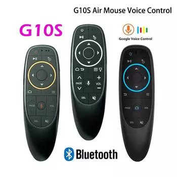 G10 G10S Pro Air Mouse Голосовой пульт дистанционного управления 2,4G Беспроводной гироскоп ИК для H96 MAX X88 PRO X96 MAX Plus Android TV Box Мини-пульт дистанционного управления G10 With Voice function