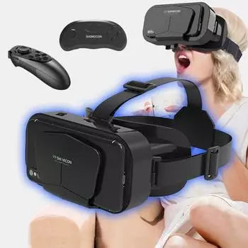 G10 VR-очки с мощным гигантским экраном, иммерсивные панорамные очки для роуминга для мобильного телефона чёрный
