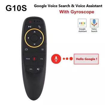 G10s Голосовой пульт дистанционного управления Fly Wireless TV Air Mouse 2.4G Беспроводная клавиатура с гироскопом Mini
