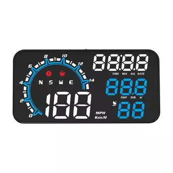 G11 HUD Head Up Display GPS спидометр с сигнализацией превышения скорости для универсального топлива, аксессуары для электрогибридных автомобилей CHINA
