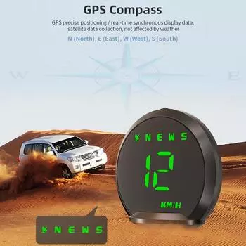 G13 Автомобильный проекционный дисплей Электроника Авто HUD Дисплей Цифровой Сигнал Напоминания Счетчик Автомобильный Спидометр Автомобильные Аксессуары Для Всех Автомобилей