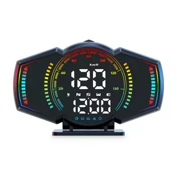 G18 GPS Flat View Автомобильный цифровой дисплей Скорость и автомобильные часы с инклинометром для всех дисплеев Высота Спидометр, Дисплей, Датчик, Автомобили,