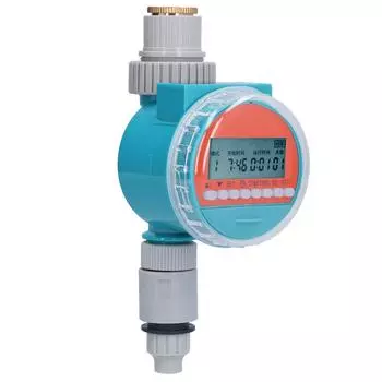 Г1?1/4 ЖК-таймер для полива, автоматический таймер для полива с солнечной панелью для балкона