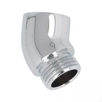 G1/2 адаптер для душевого локтя, соединительная арматура для ванной комнаты, прочная нержавеющая хромированная отделка, медь