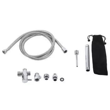 G1/2 бытовой шланг для душа, шланг для клизмы из нержавеющей стали для очистки тела