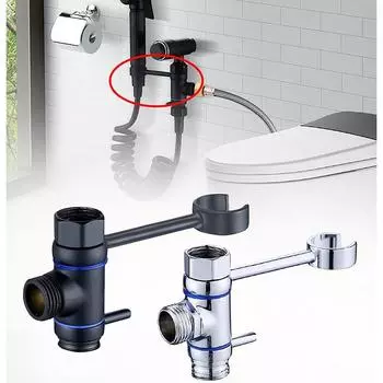 G1/2 насадка-распылитель для биде, впускной клапан, треугольный клапан с распылителем для биде, вращающийся на 360° кронштейн, держатель для душа, ванная комната